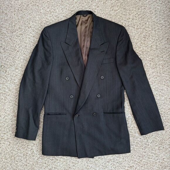 Other - Di Mitri Vintage Wool Men's Blazer Gray 40L Business Single Breasted